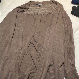 Express Taupe Knit Cardigan
